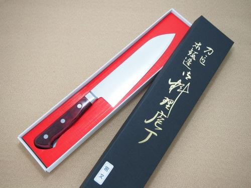 【宮文本店・研ぎたて】文太郎 三徳包丁 粉末ハイス鋼 170mm 箱付 Amazon｜宮文 文太郎 三徳 ワインレッド柄 170mm｜三徳包丁 オンライン通販
